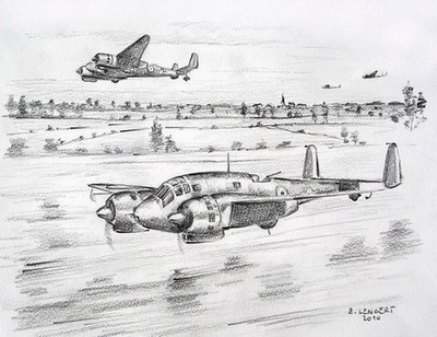 Breguet 693 - détail