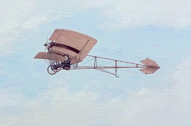 Demoiselle N21 Santos Dumont - détail