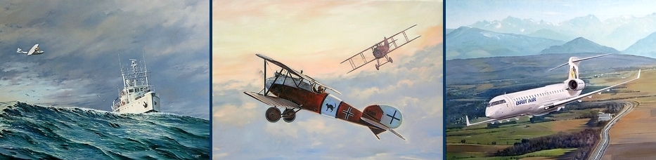 les peintures d'avions de Bernard Lengert